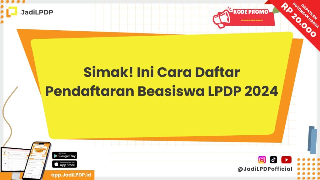 Pendaftaran Beasiswa LPDP 2024