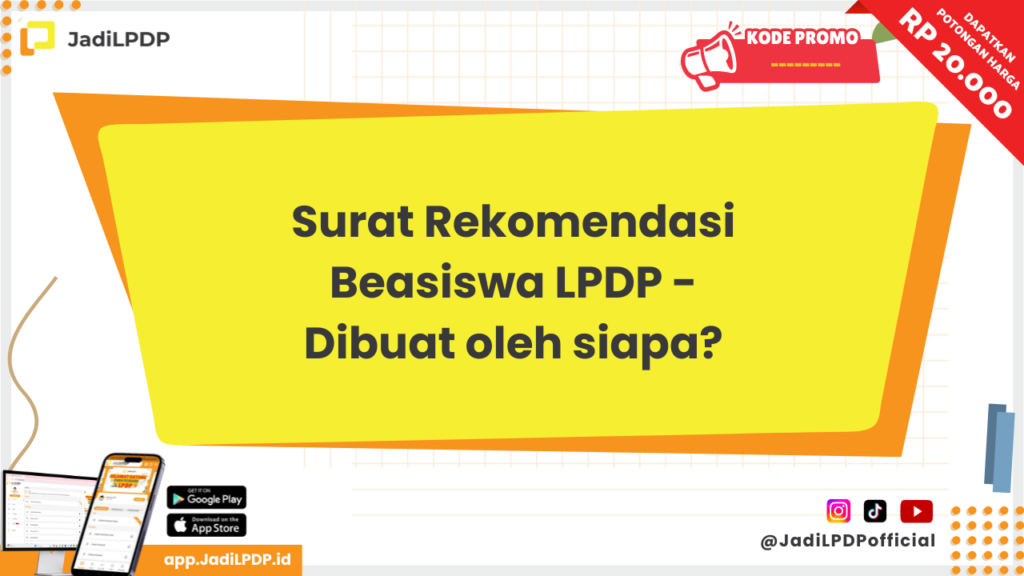 Surat Rekomendasi Beasiswa LPDP - JADILPDP