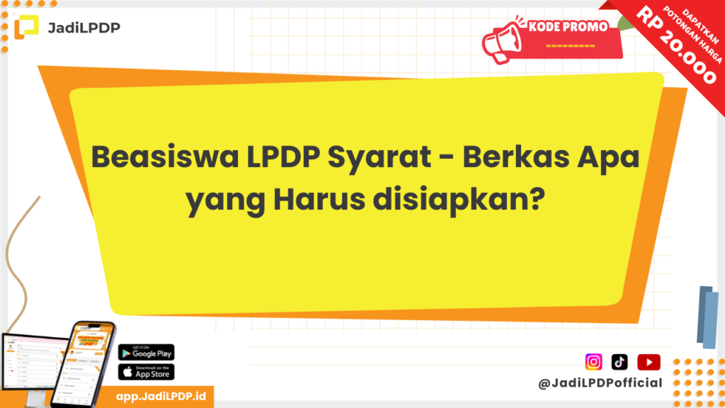 Beasiswa LPDP Syarat 