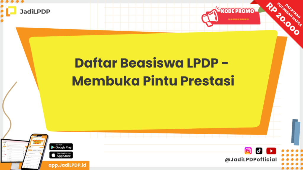 Daftar Beasiswa LPDP 